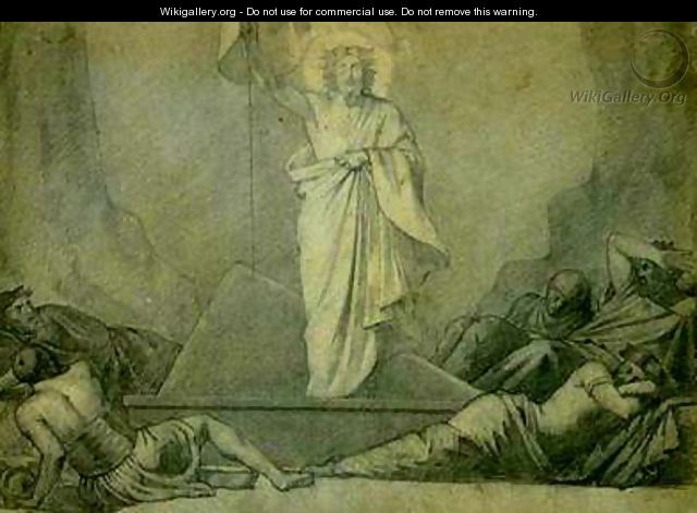 The Resurrection - Jean Hippolyte Flandrin