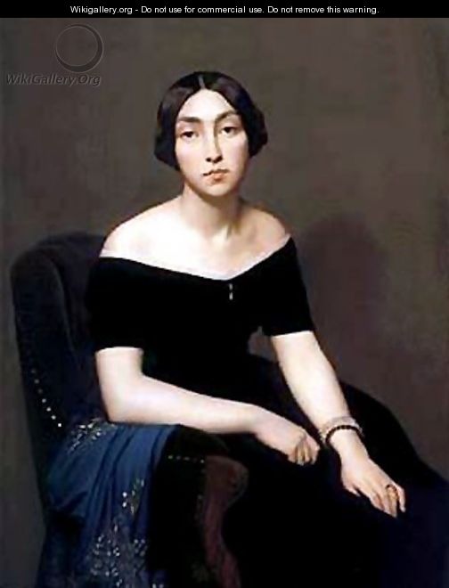 Madame Louis Antoine de Cambourg - Jean Hippolyte Flandrin