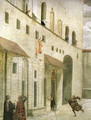 St Francis cycle, Resurrection of the Boy (detail 4) - Domenico Ghirlandaio