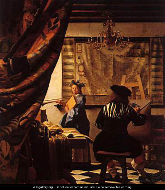 Johannes Vermeer of Delft workshop, Allegory of Painting - Eduardo Zamacois y Zabala