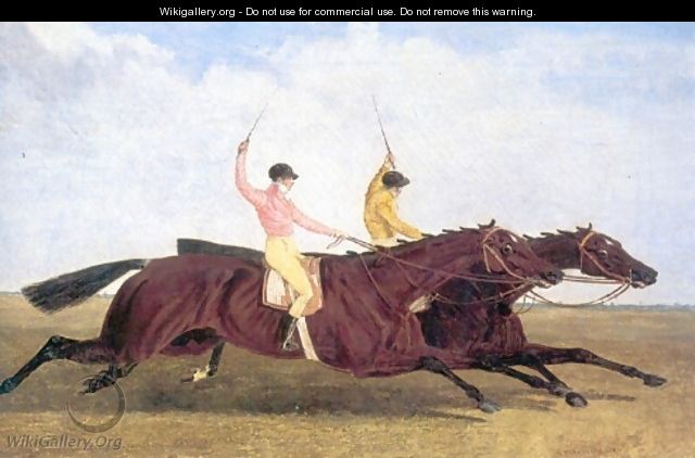 Satirist Beating Coronation in Horserace - John Frederick Herring Snr