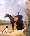 Lady With Her Mount and Spaniel 1823 - John Frederick Herring Snr
