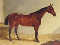 Gypsy, Bay Horse in a Stable - John Frederick Herring Snr