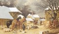 Winter in the Farmyard 1857 - John Frederick Herring Snr