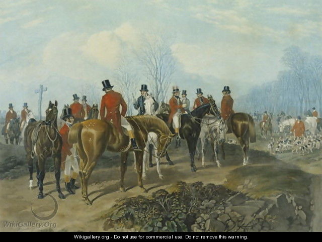 The Meet, engraved by Huffman and Mackrill 2 - John Frederick Herring Snr