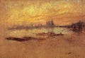 Red and Gold, Salute, Sunset - James Abbott McNeill Whistler