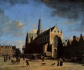 The Place du Groote Markt in Haarlem - Gerrit Adriaensz Berckheyde