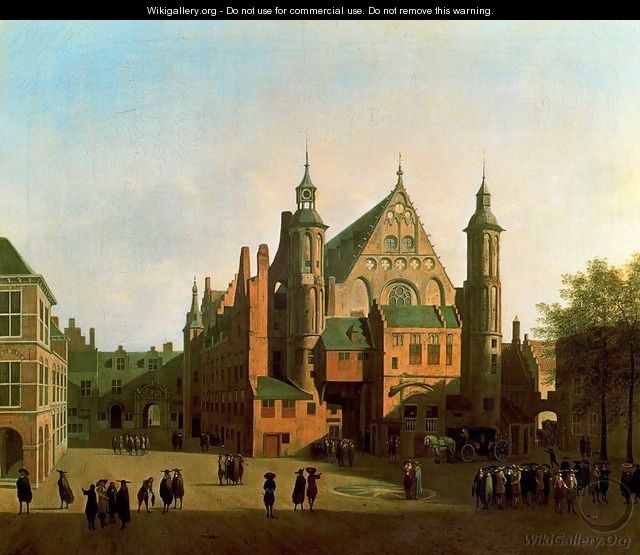 Sight of Binnenhof - Gerrit Adriaensz Berckheyde