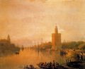 The Guadalquivir and the Golden Tower - David Roberts