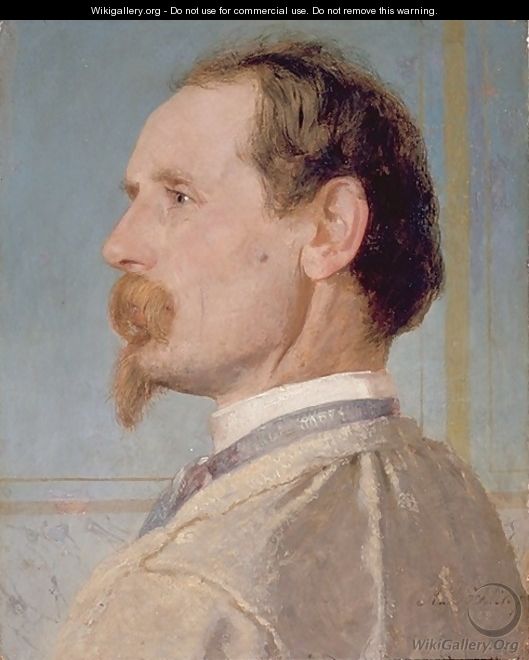 Portrait of the sculptor Josef von head - Arnold Böcklin