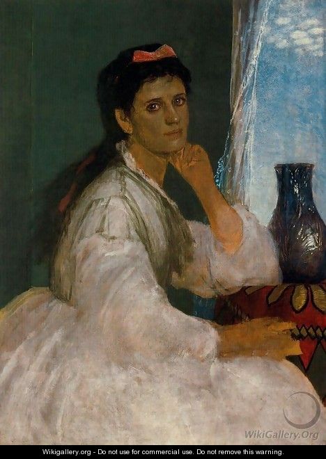 Portrait of Clara Böcklin - Arnold Böcklin