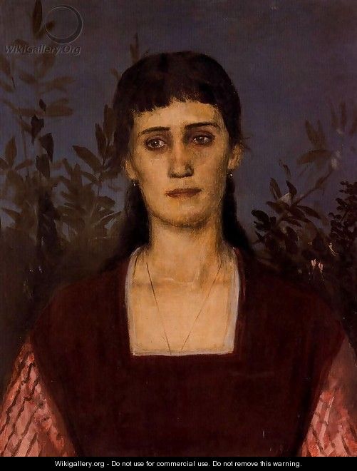 Portrait of Clara Bruckmann-Böcklin - Arnold Böcklin