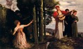Look, any laughs to the plains! (Souvenir de San Domenico) - Arnold Böcklin