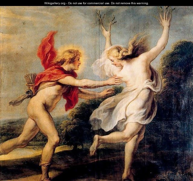 Apollo chasing Daphne - Cornelis De Vos