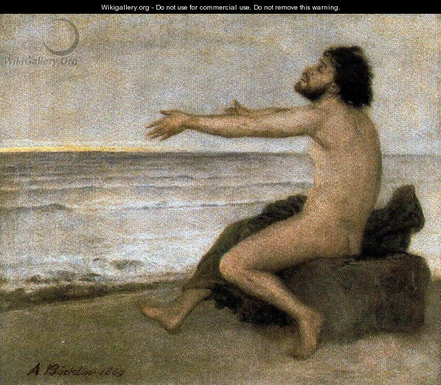 Ulysses by the sea - Arnold Böcklin