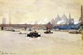 View of the Thames - Childe Hassam