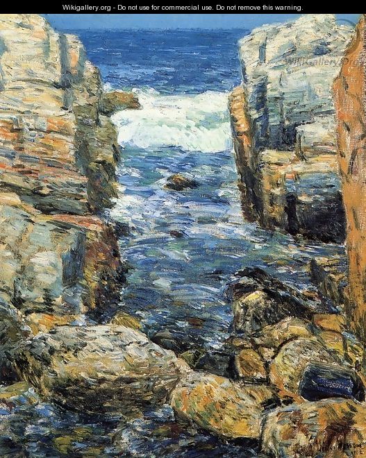 The South Gorge, Appledore, Isles of Shoals - Childe Hassam