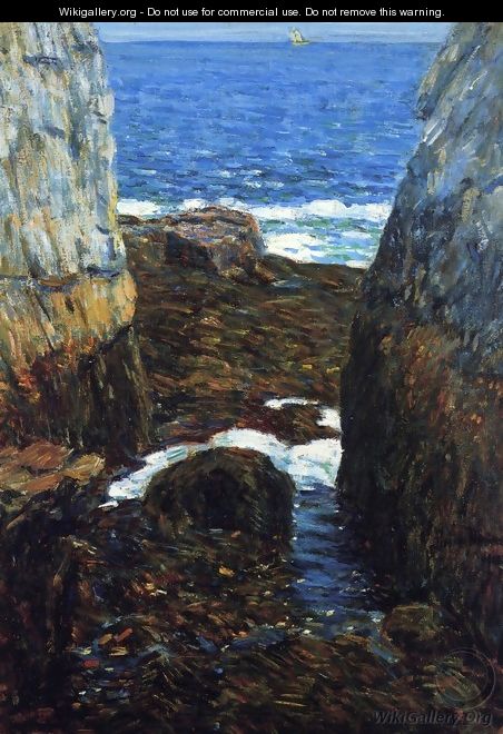 The North Gorge, Appledore, Isles of Shoals - Childe Hassam