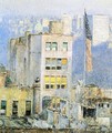 The Flag, Fifth Avenue - Childe Hassam