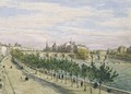 La Seine et l?Ile de la cité vue du quai du Louvre - Henri-Joseph Harpignies