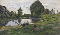 Beaujour, Bord de la rivière - Henri-Joseph Harpignies