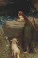 The shepherdess - Edward Frederick Brewtnall