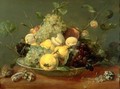 Still life with fruit in the porcelain bowl - Frans Snyders