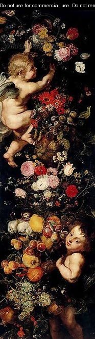 Garland of flowers and fruits - Frans Snyders