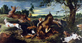 Deer hunting - Frans Snyders