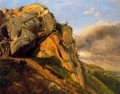Rocky landscape - Charles-Francois Daubigny
