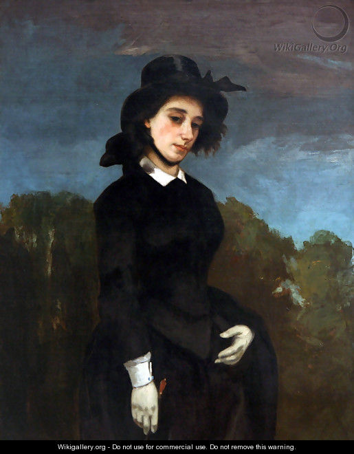 Woman in a Riding Habit - Gustave Courbet