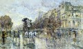 Les Grands Boulevards, Paris - Childe Hassam