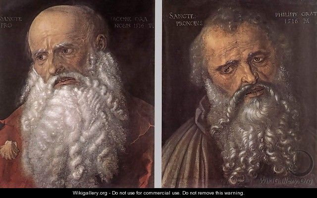 The Apostles Philip and James - Albrecht Durer