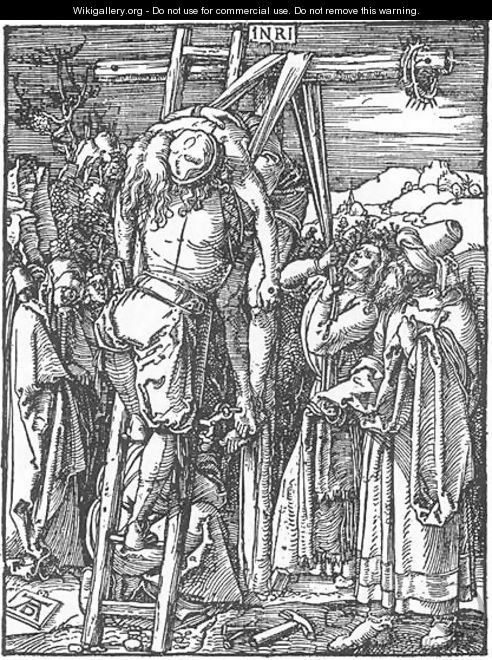 Small Passion, 26. The Descent from the Cross - Albrecht Durer