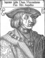 Portrait of Emperor Maximilian 2 - Albrecht Durer