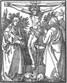 Christ on the Cross with the Virgin and St John - Albrecht Durer