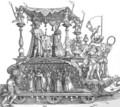 The Small Triumphal Car or the Burgundian Marriage 2 - Albrecht Durer
