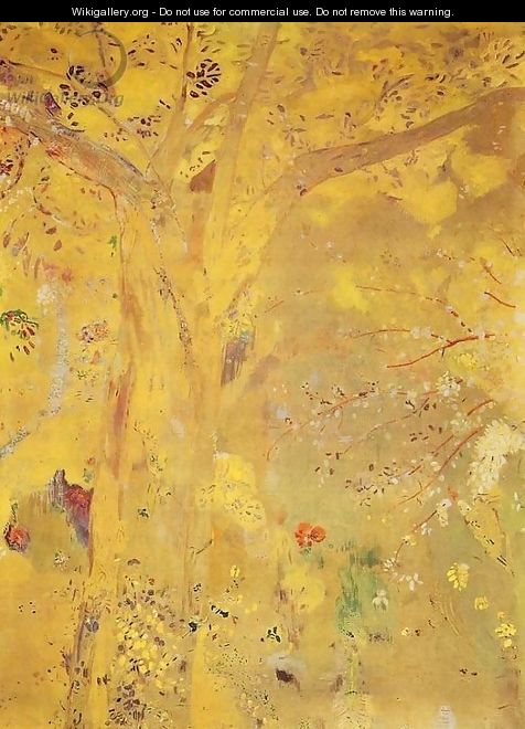 Yellow Tree - Odilon Redon