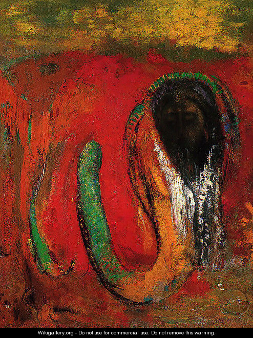 Oannès (Christ et Serpent) - Odilon Redon