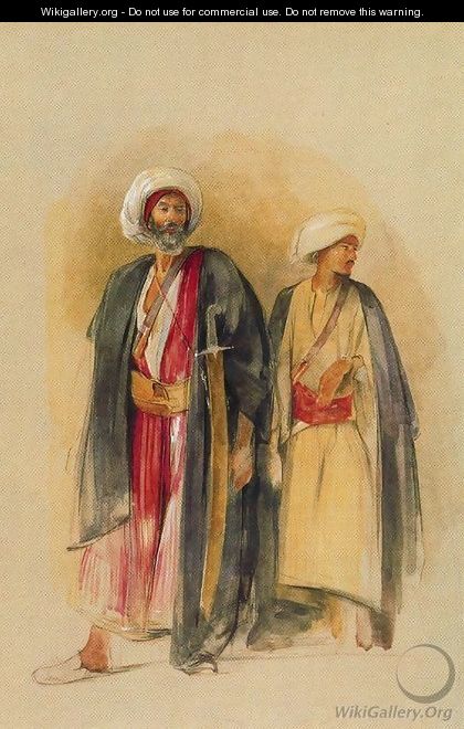 Shaykh Hussein of Gefel Tor and his Son - John Frederick Lewis