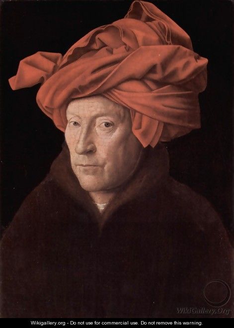 Man in a Red Turban - Jan Van Eyck