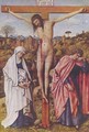 Christ on the cross between Mary and John - Jan Van Eyck