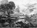 View of a Winding River - John Constable