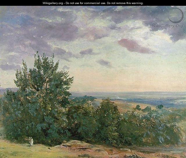 Hampstead Heath, Looking Towards Harrow - John Constable