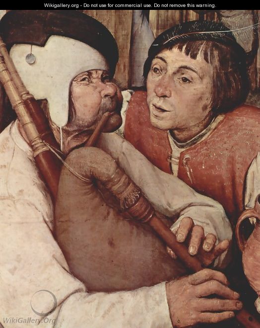 Farmers dance, Detail 2 - Pieter the Elder Bruegel