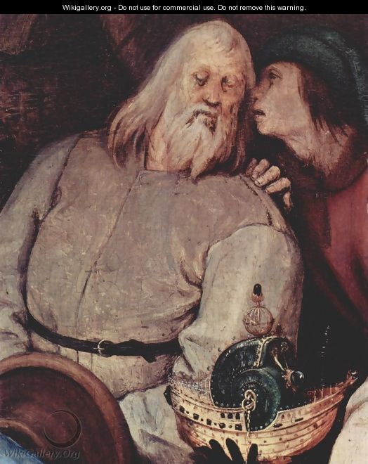 Adoration of the Magi, detail 1 - Pieter the Elder Bruegel