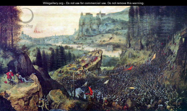 Sauls Suicide - Pieter the Elder Bruegel