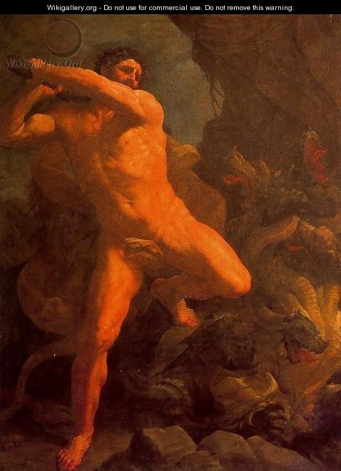 Hercules Vanquishing the Hydra - Guido Reni