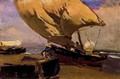 Drag of the bou - Joaquin Sorolla y Bastida