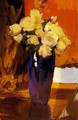 White Rose in the garden of the house - Joaquin Sorolla y Bastida